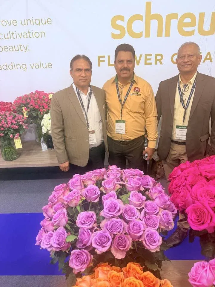 Dr. Sonvir Singh Chaudhary representing SKL at the IFEX Flowers Show, Oshwal Centre Nairobi - 3