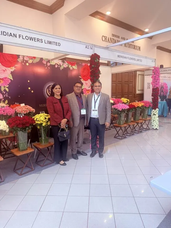 Dr. Sonvir Singh Chaudhary representing SKL at the IFEX Flowers Show, Oshwal Centre Nairobi - 4